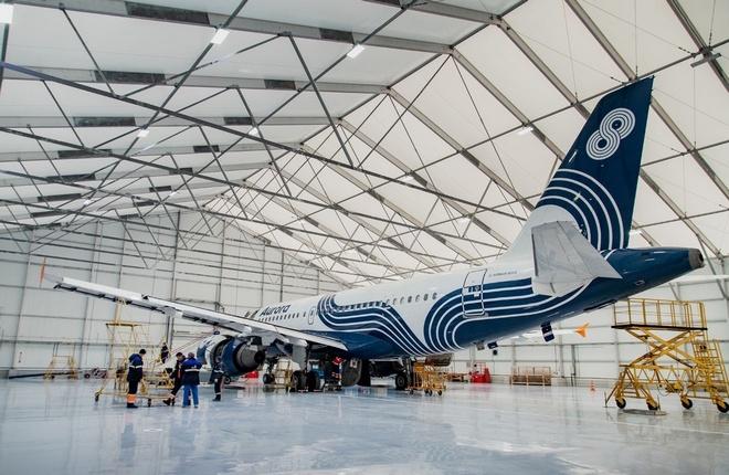 Дальневосточная авиакомпания готовится к освоению SSJ-New, выполнив тяжелую форму техобслуживания Airbus А319
