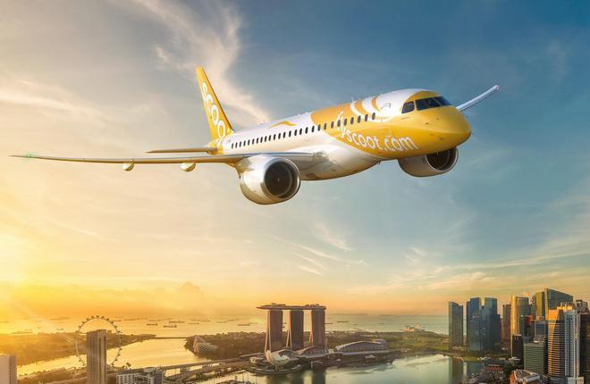 Сингапурский лоукостер станет первым эксплуатантом самолетов Embraer E190-E2 в ЮВА