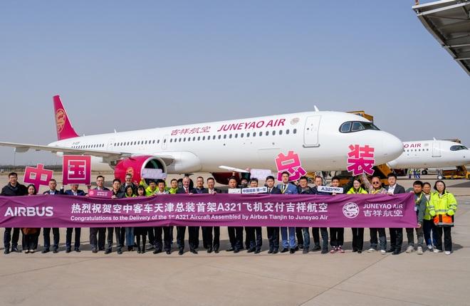 Китай собрал уже более 600 самолетов семейства Airbus A320
