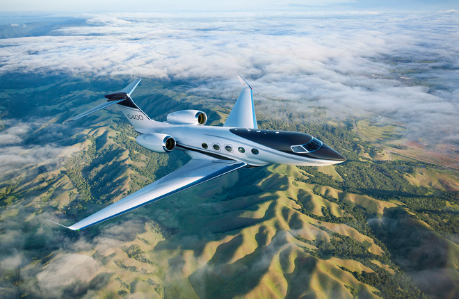Новый интерьер перспективного бизнес-джета Gulfstream G400 демонстрируют клиентам