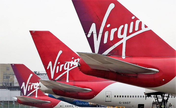 Коронавирус уничтожает авиацию. Virgin Atlantic - одна из первых компаний, которая нуждается в спасении