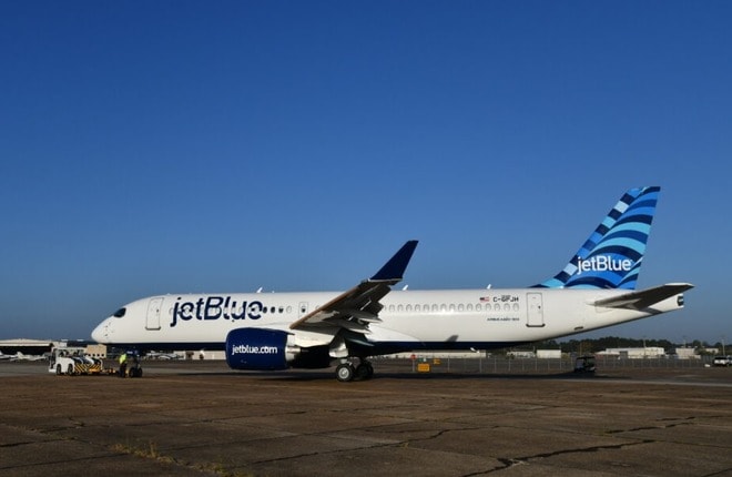 фото авиакомпания JetBlue Airbus A220-300