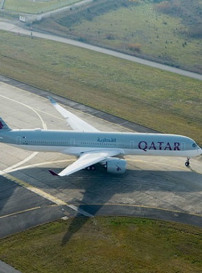 Qatar Airways принимает поставку совершенно новых Airbus A350-1000 через Великобританию