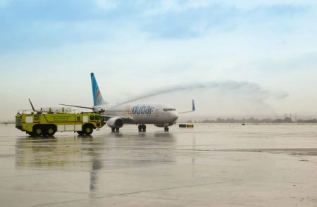 Первый регулярный коммерческий рейс авиакомпании Flydubai из Дубая в Тель-Авив