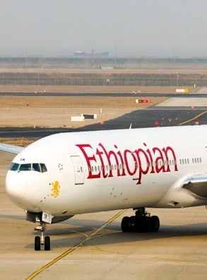 Запрет на полеты Эфиопских авиалиний в Китай продлен до конца года