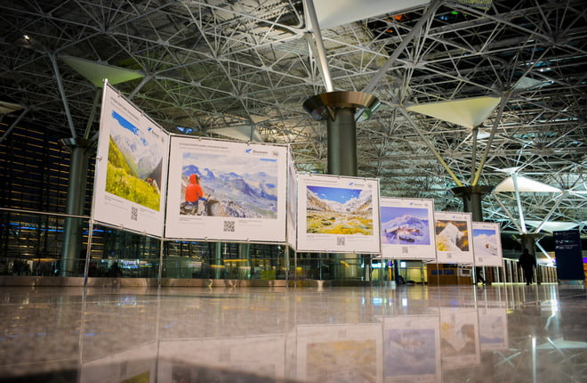 фотовыставка в аэропорту  Внуково