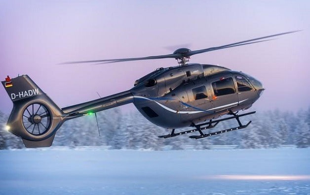 вертолет ACH145 с пятилопастным винтом
