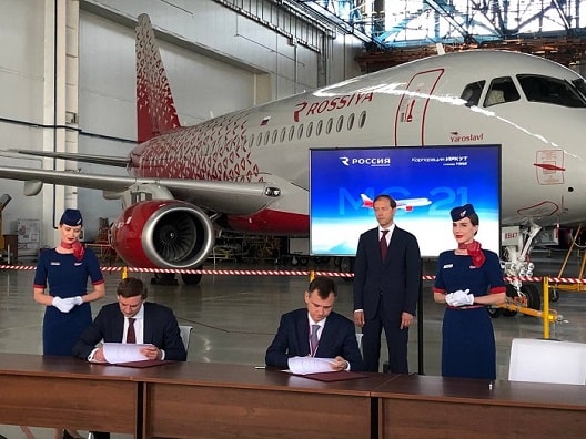 Авиакомпания Россия и корпорация Иркут о взаимопонимании по вопросам ввода в эксплуатацию самолетов МС-21