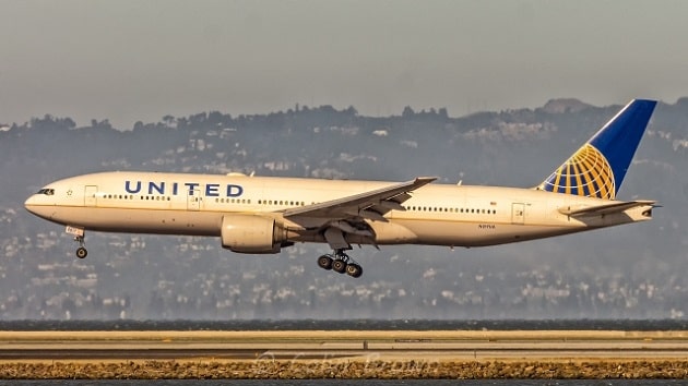 Boeing 777 авиакомпании United Airlines