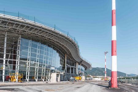 Строительная готовность нового терминала аэропорта Геленджик составляет 70 %