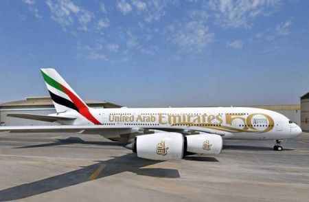 Самолеты авиакомпании Emirates получили специальную ливрею в честь юбилея ОАЭ