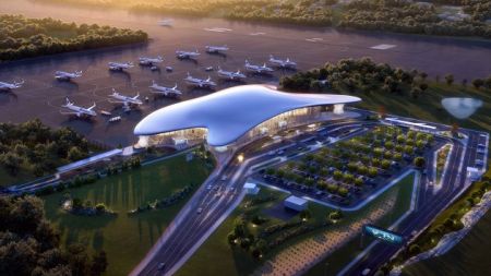 На привокзальной площади нового терминала аэропорта Геленджик появится ландшафтный парк