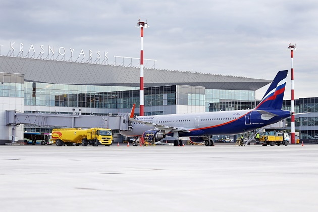 В международном аэропорту Красноярск самолёты будут заправлять быстрее