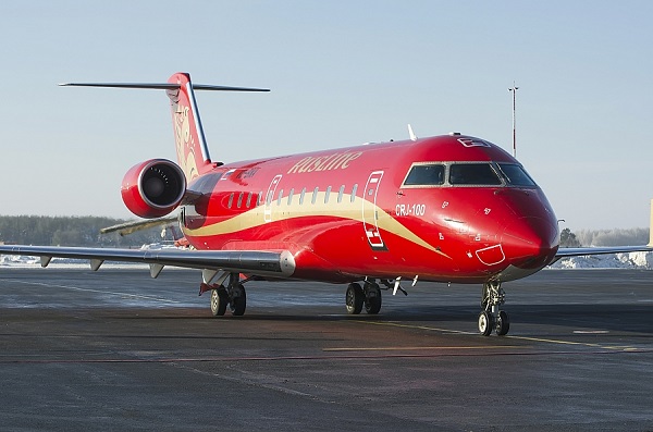 Bombardier CRJ 100 авиакомпании "РусЛайн"