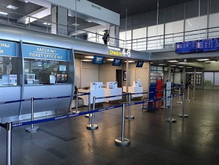 В аэропорту города Оренбурга работает новая схема обслуживания пассажиров