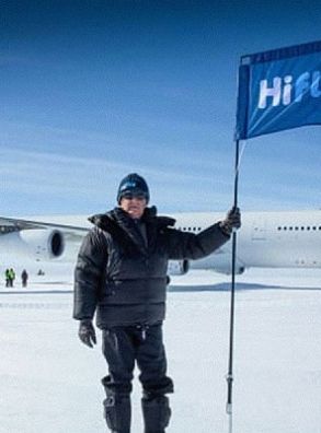 Airbus A340 впервые совершил посадку в Антарктиде