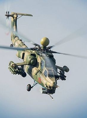 Вертолет Ми-28НМ получит противотанковые ракеты "Хризантема"