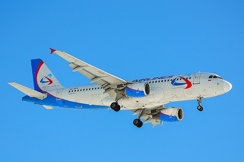 Airbus A320 авиакомпании Уральские авиалинии